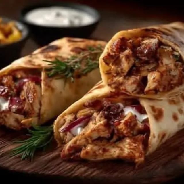 Chicken Shawarma Sandwich.