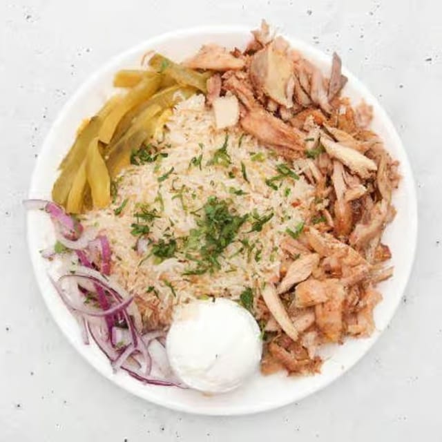Chicken Shawarma Platter.