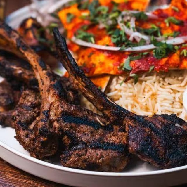 Lamb Chops Platter.
