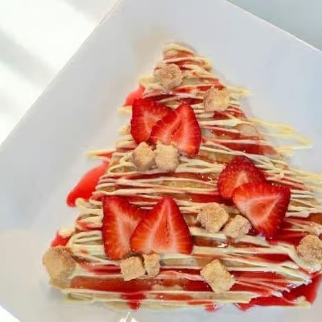 Strawberry Cheesecake Crepe.