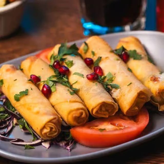Beef Cigar Rolls.