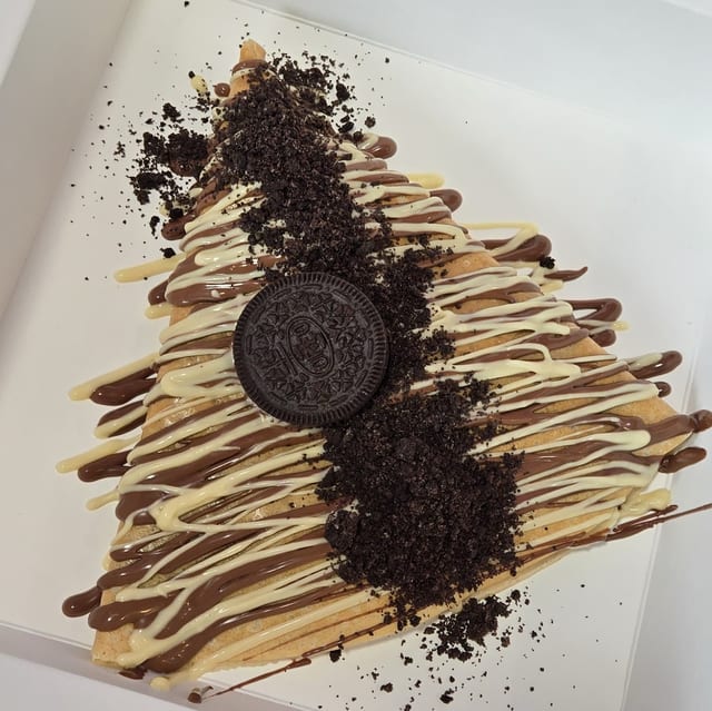 Oreo Blast Crepe.