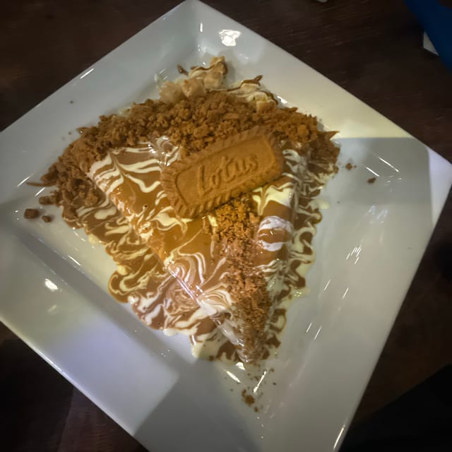 Lotus Biscoff Crepe.
