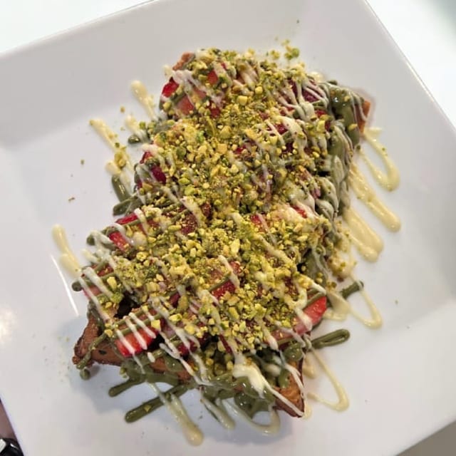 Pistachio Special Waffle.
