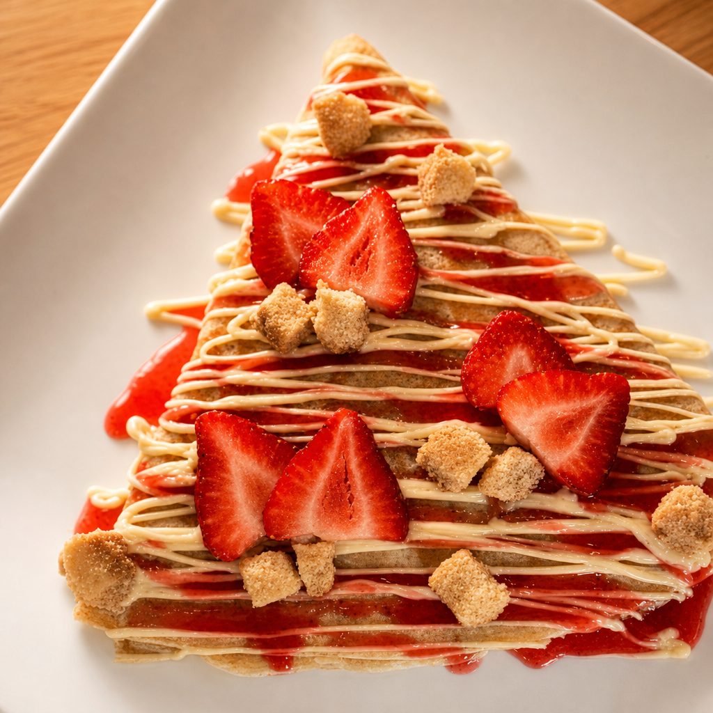 Strawberry Cheesecake Crepe.