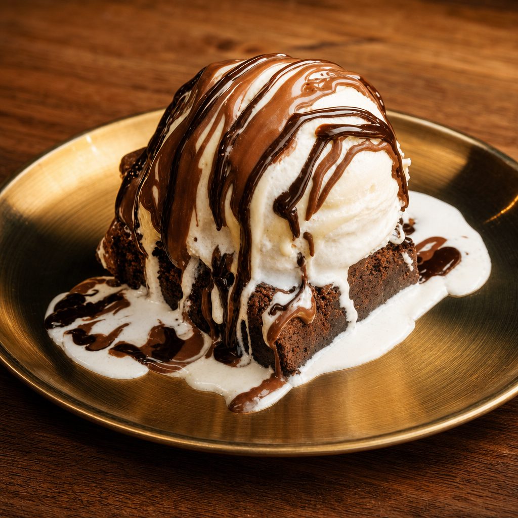 Brownie Sundae.