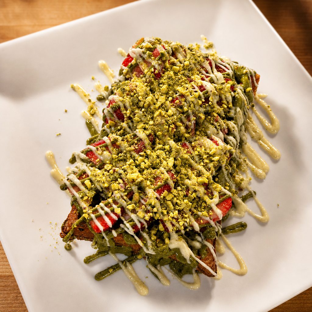 Pistachio Special Waffle.