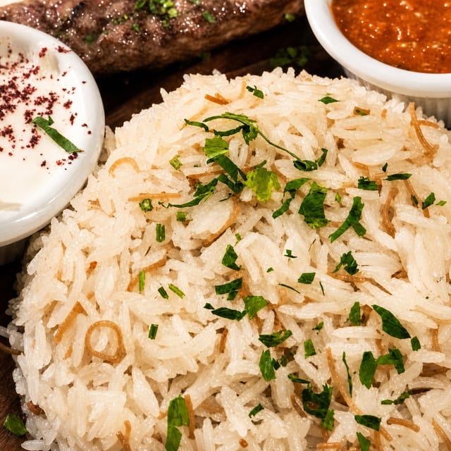 Kofta Kebab Platter.