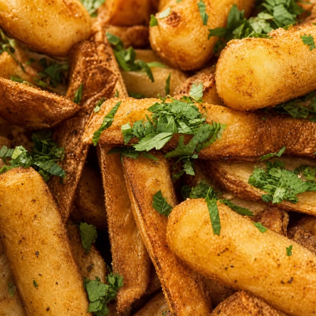 Mozzarella Sticks with Fries.