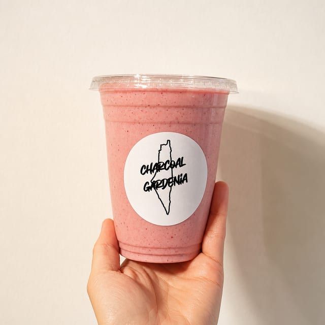 Strawberry Banana Smoothie.
