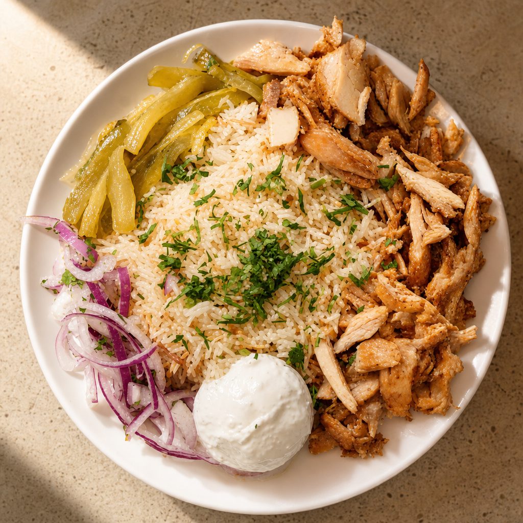 Chicken Shawarma Platter.