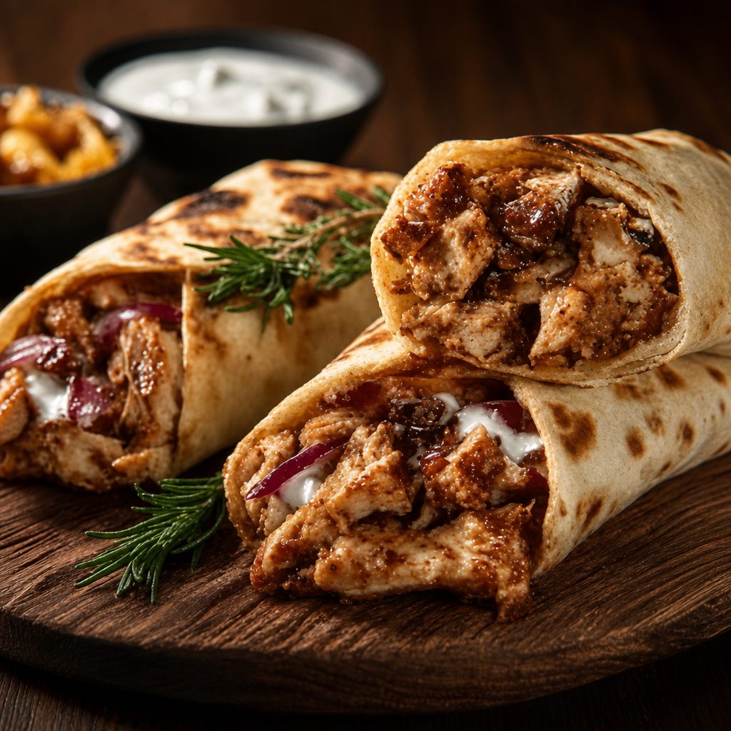 Chicken Shawarma Sandwich.