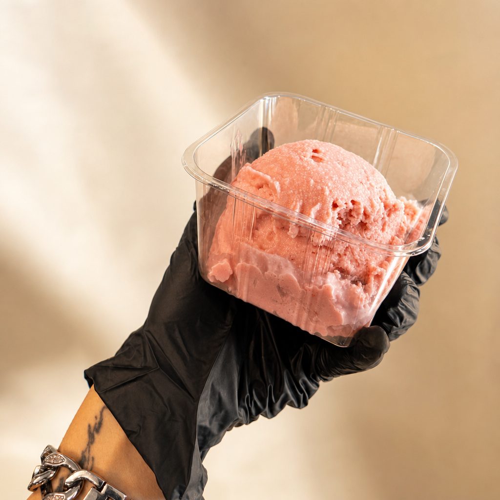 Strawberry Ice Cream.