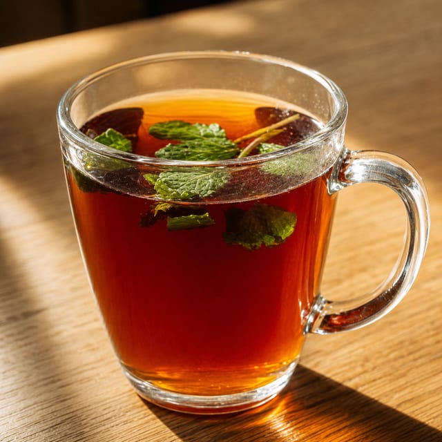 Hot Arabic Tea.