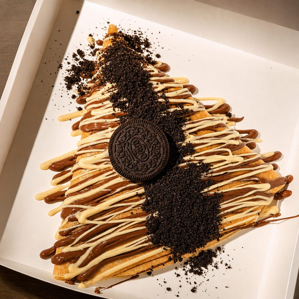 Oreo Blast Crepe.