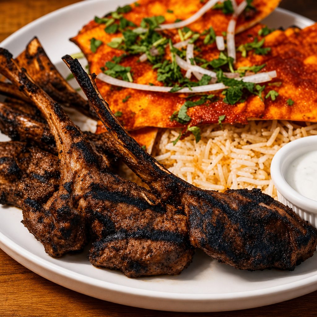 Lamb Chops Platter.